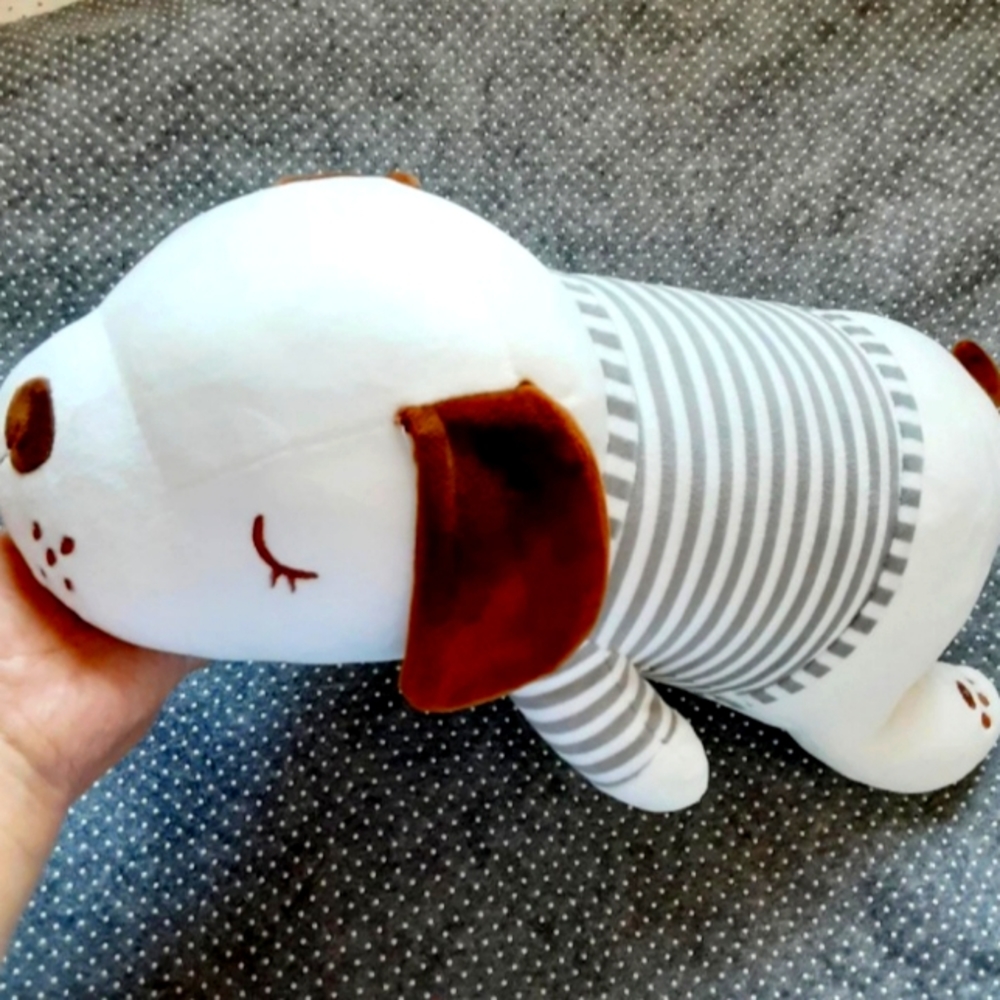 Sleeping dog plush